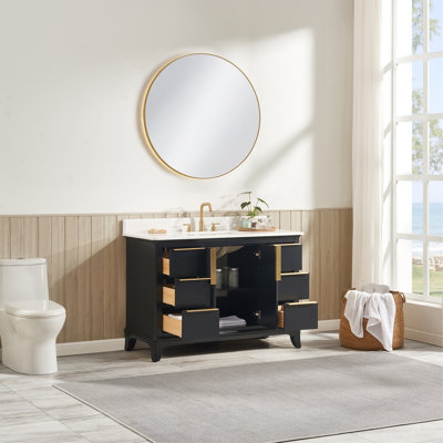 Freestanding Standard Free Standing Single Double With Solid Wood Top