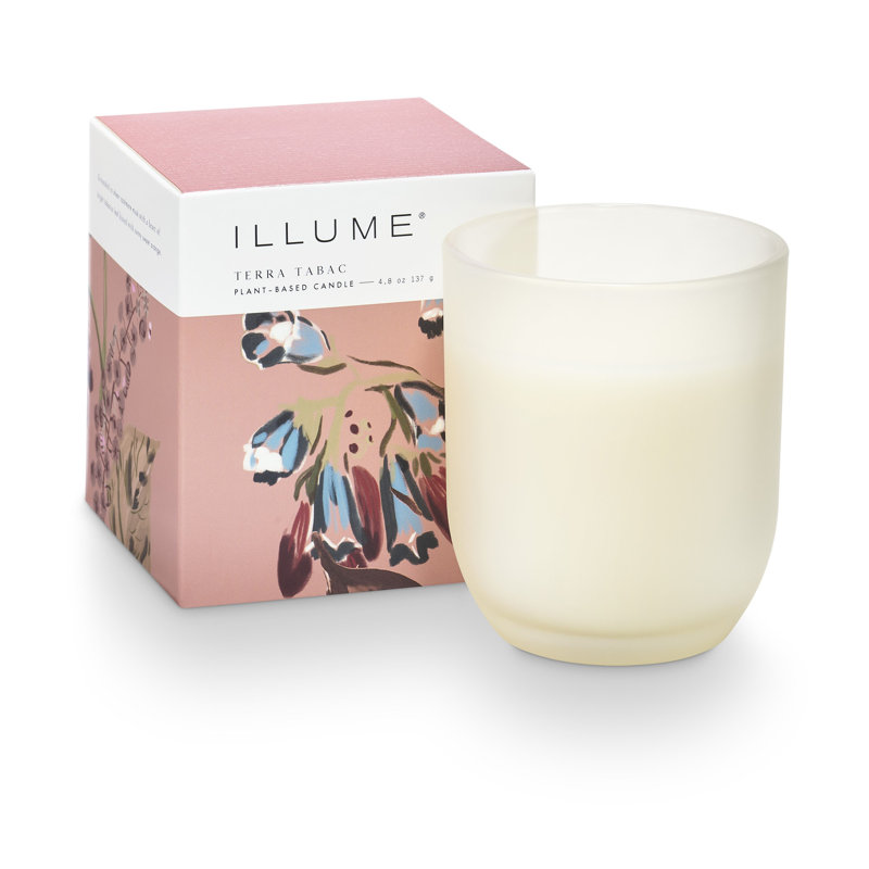 Bougie parfumée en verre Terra Tabac