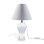 Bari Mini Plum Crystal Lamp