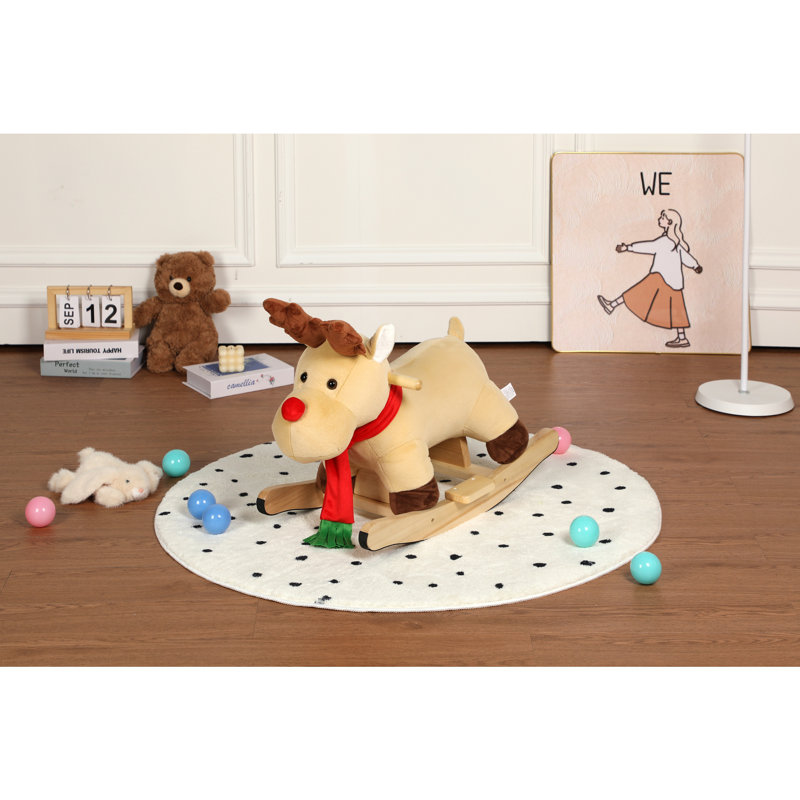 Cheval à bascule pour enfants avec chanson Berceuse