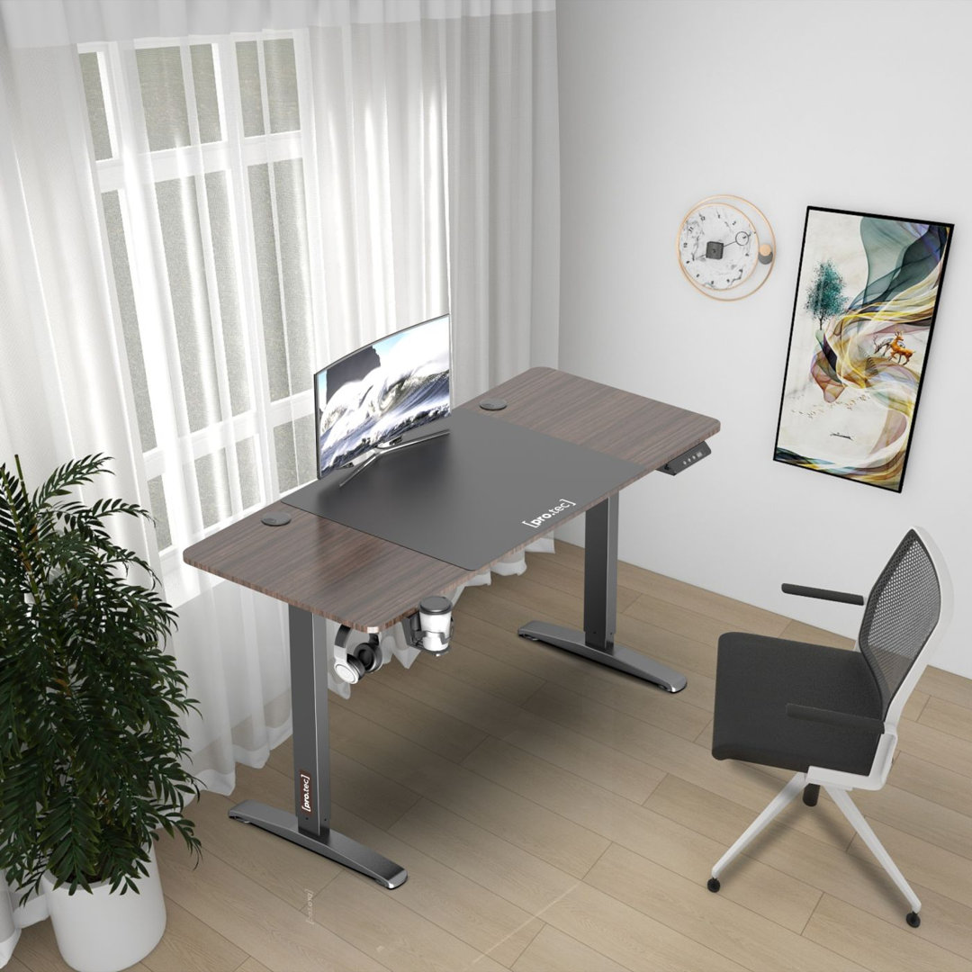 Andreoni 140Cm W Height Adjustable Computer Desk