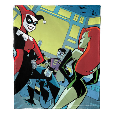 Warner Bros. Batman Silk Touch Throw Blanket, DC Comic Character Throw, 50×60 Inches