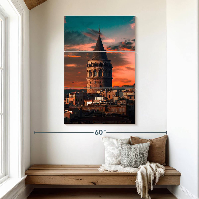Masam Tower Of Galata, 50" H x 32" W
