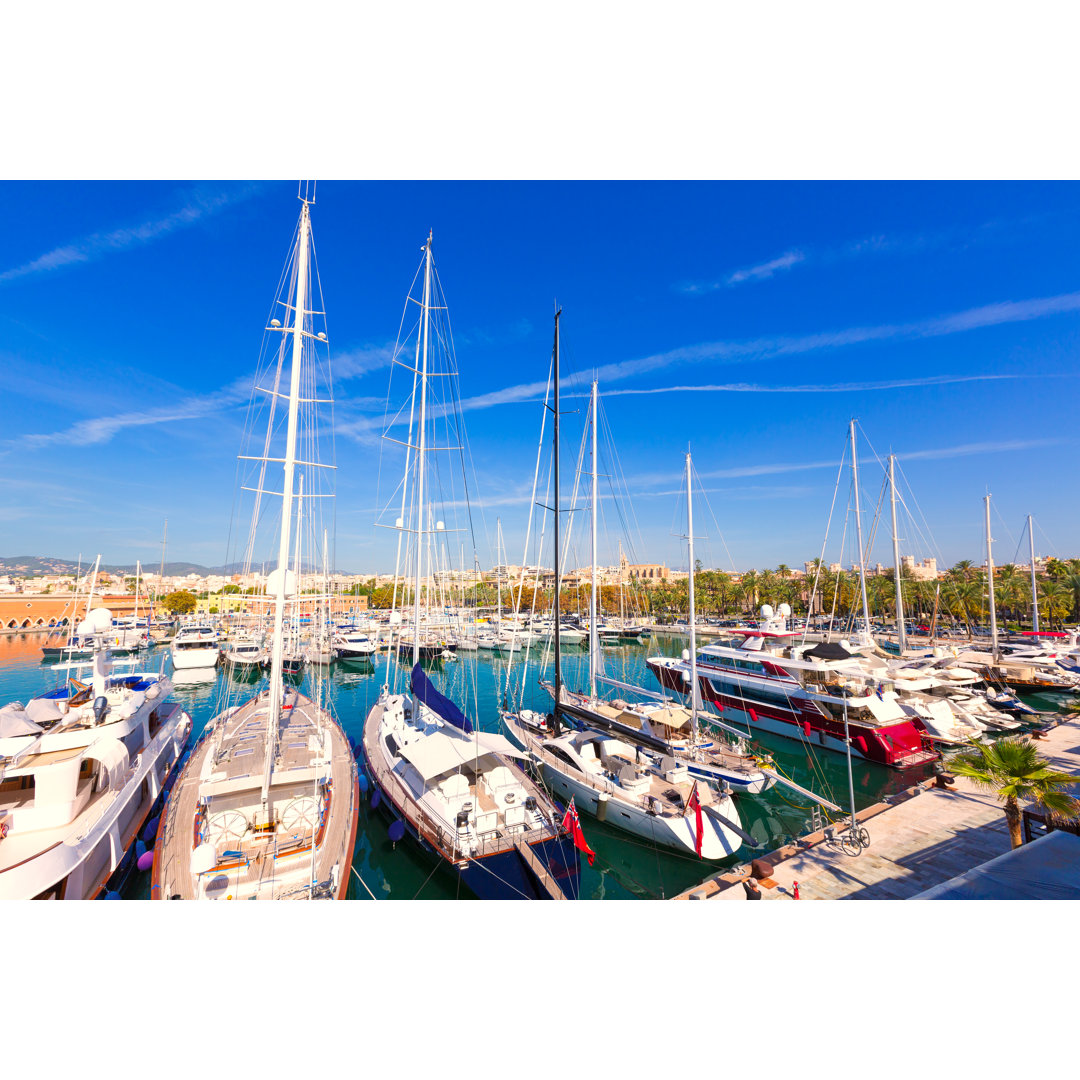 Palma De Mallorca Port - Wrapped Canvas Print