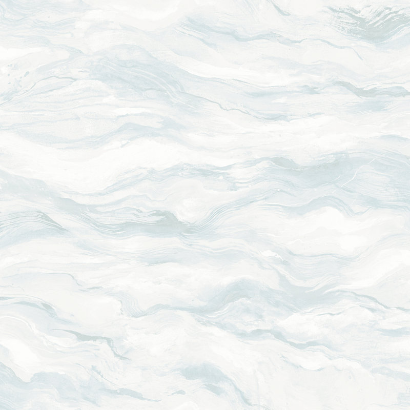Rouleau de papier peint L 33 pi x l 20,5 po Cirrus, Bleu
