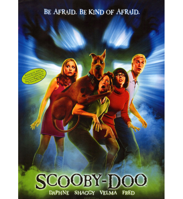 Scooby-Doo, 18" H x 13" W