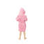 Peignoir 100% microfibre en molleton avec poches et capuche pour les enfants-87460290-87460298