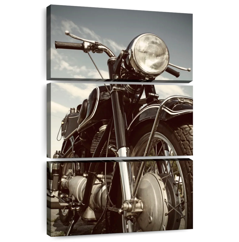 Mehar German Motorcycle, 74" H x 48" W