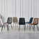 49cm H Tufted Velvet Upholstered Side Chair in Grey