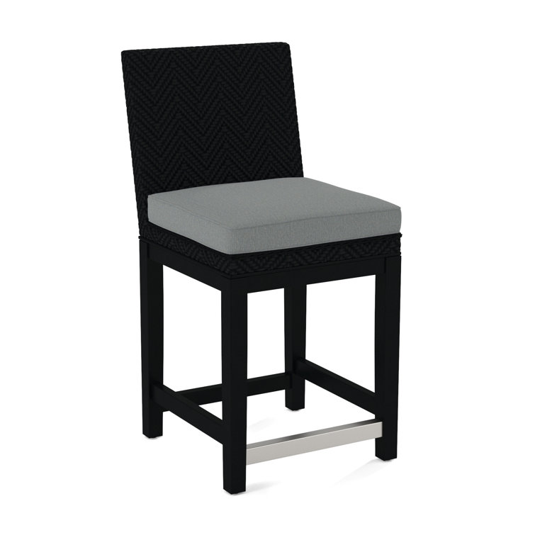 Tabouret de comptoir tissé
