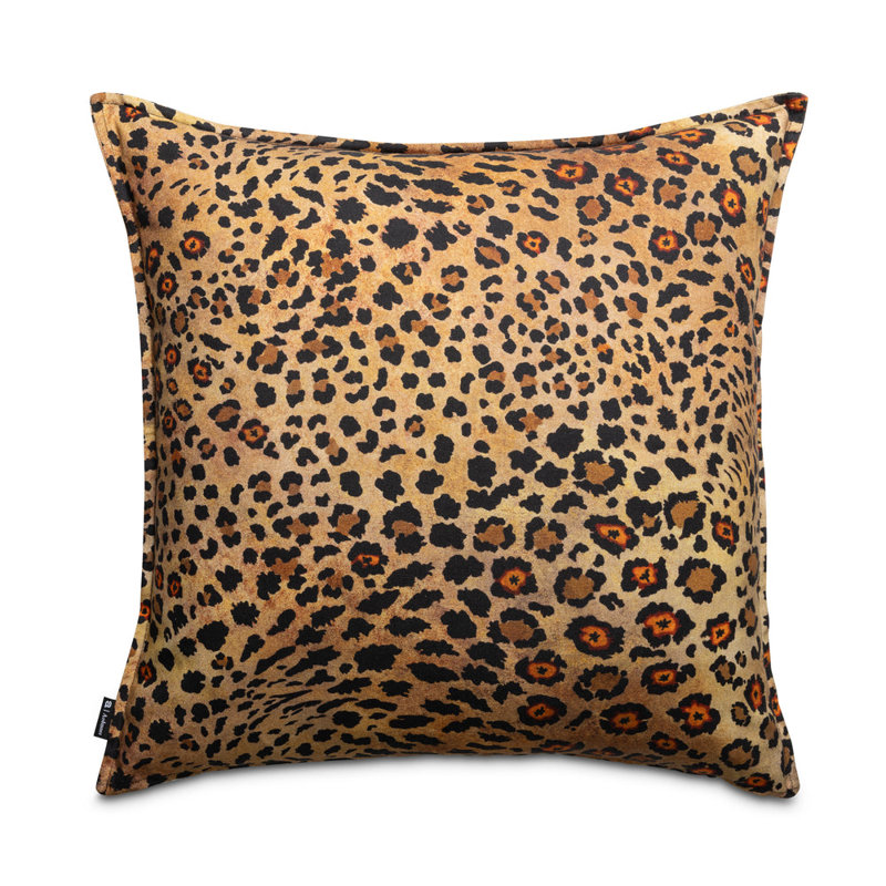 Safari Spot Pillow - Linen, Gold