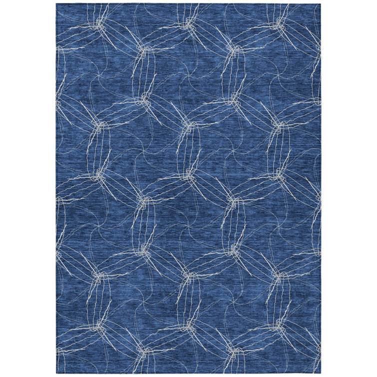 Aquaisha Geometric Indoor / Outdoor Rug