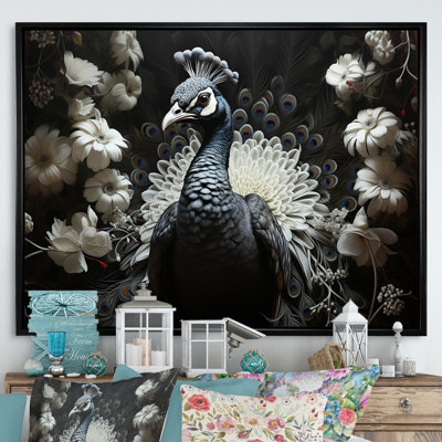 «Mystical Peacock Gaze» sur impression sur toile