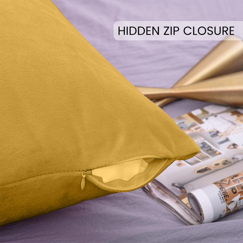 Eva-Sophia Square Scatter Cushion, Ochre