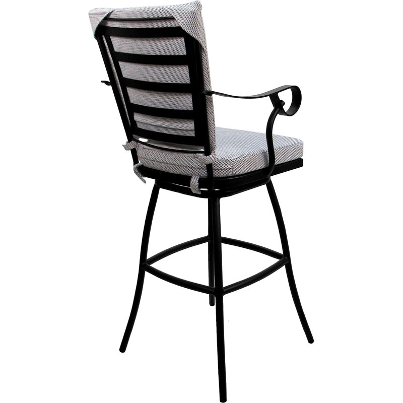 Crème - noir - assise de 30 po, Crème, Noir