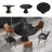 Round Stone Dining Table for Modern Living Room, Home-685046074-685046075