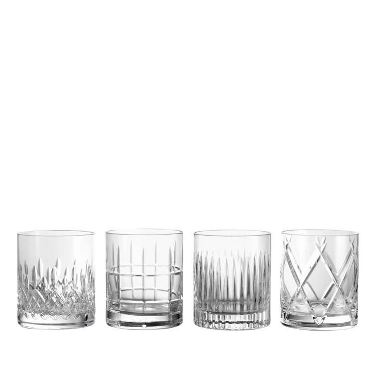 HomeWetBar Manhattan Glasses, Set of 2: Mixed Drinkware Sets