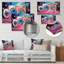 Machine à laver rose Escapade 1 - Art mural en métal blanchisserie MT135150-2141684979
