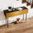 39.4'' Modern Console Table Entryway Table with Two Drawers for Hallway & Behind-Couch Storage