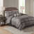 Motif floraux gris