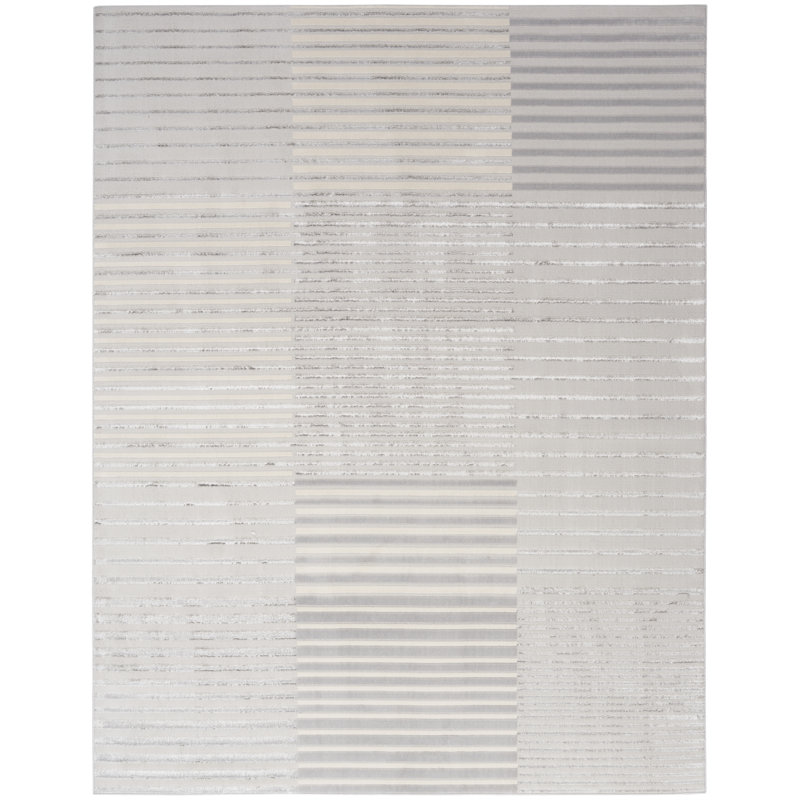 Breux Striped Area Rug, Rectangle 274 x 366cm