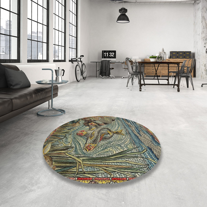 Overholt Indoor Rug, Round 3'