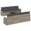 231cm Wide Patio Sofa with Cushions