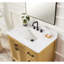 Meuble-lavabo de 36 pouces en bois massif avec pré-assemblage US Power - chêne naturel-794959711