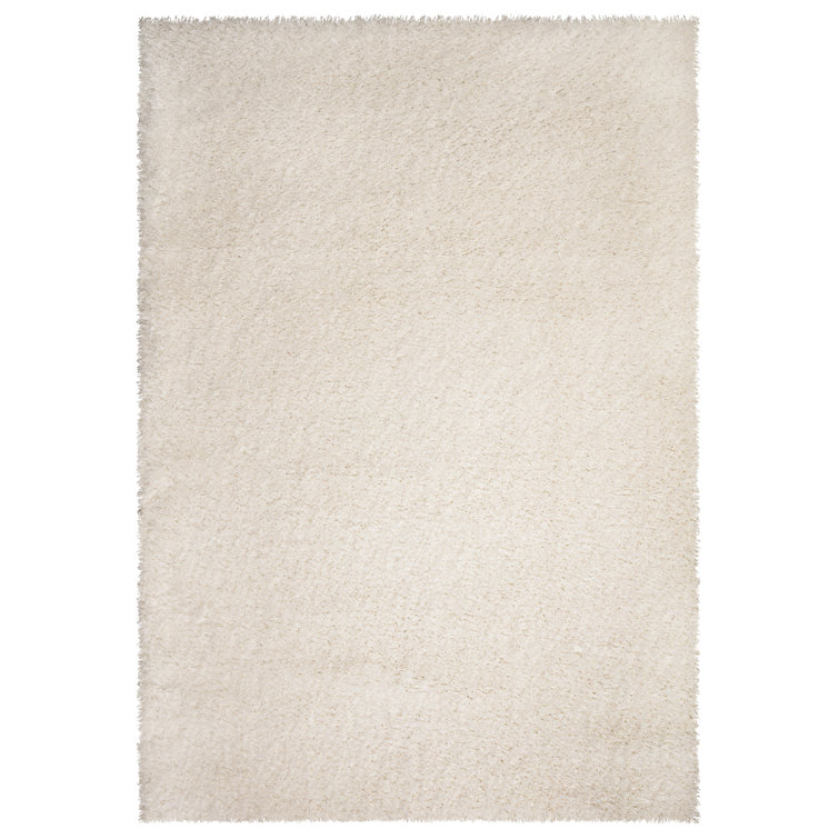 Oslo Cream Shaggy Area Rug – Soft  Polyester Carpet for Living Room & Bedroom, Hallway Runner & Mat