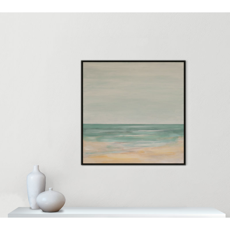 Horizon Print par S.H. Khân, Espresso, H 41,5 po x l 41,5 po