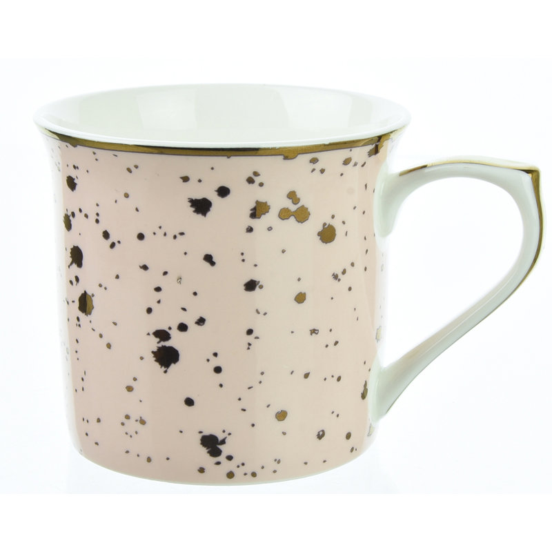Glessite Ceramic Coffee Mug, Pink