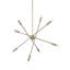 Lustre linéaire 8 lumières spoutnik modern Carballo