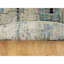 Tapis bleu / beige noué à la main de conception unique 6 pi Friedemann