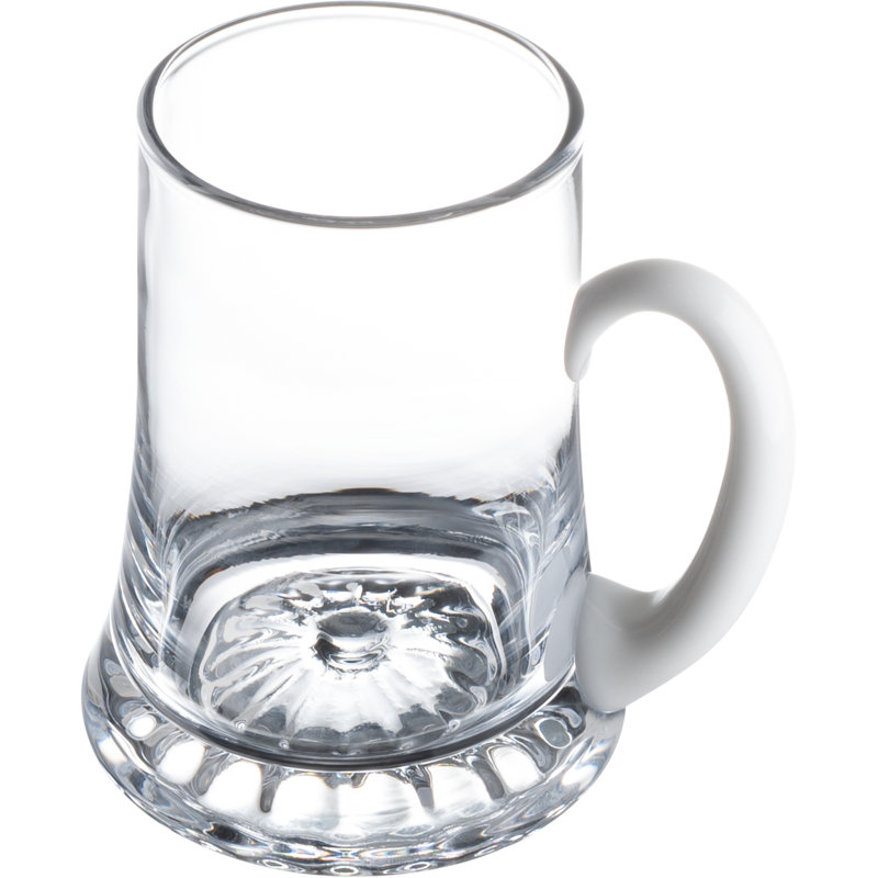Barski Beer Mug, Clear/Opal