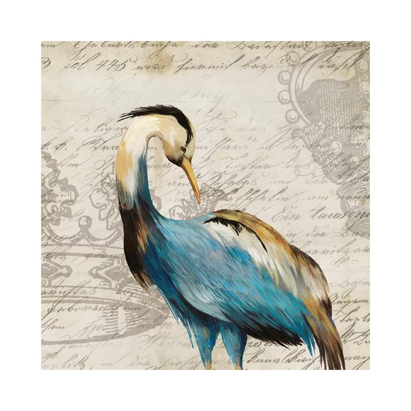 Heron I by Aimee Wilson - Wrapped Canvas Print, 66.04 cm H x 66.04 cm W x 1.91 cm D
