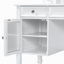 Meuble-lavabo de 44,4 po avec grand miroir réglable, coiffeuse avec tiroir et armoire, coiffeuse pour la chambre
