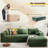 Boneless 105.5 ''Modular Sectional Sofa Couches L-Shape Couch 3 Seat Modular Sofa Memory Foam Sectional Couches For Living Room-2108678036-2088071506