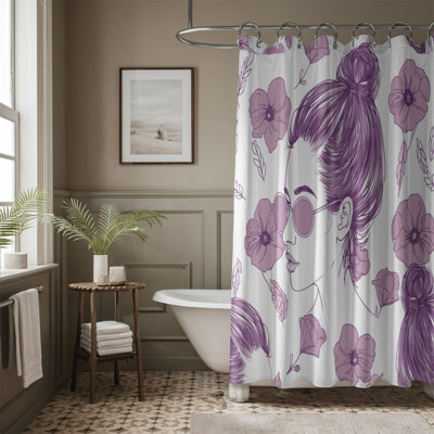 Pink Gentle - Premium Shower Curtain 127