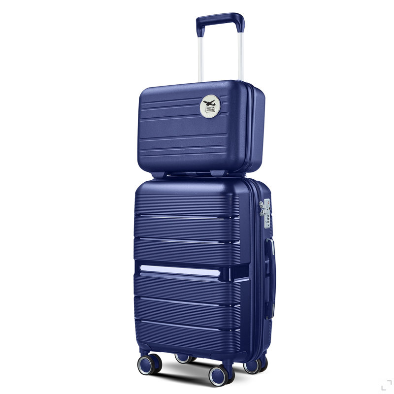 Ensembles de valises 4 pièces (14/20/24/28) Valise extensible légère et durable en PP