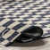 Dominique Abstract Checkered Fringe Area Rug