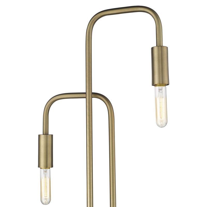 Peachey 62.56'' Arched Floor Lamp
