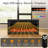  70" Tv Stand With 36" Electric Fireplace For Tvs Up To 80", Modern Fluted Media Console With Led Flame Heater, Entertainment Center With Fireplace For Living Room, Black