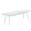 Banc à lattes en bois massif blanc-129757385-129757386