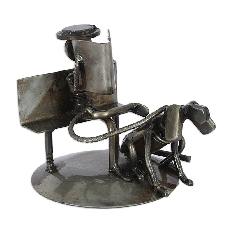 Sculpture pour chiens et articles en métal recyclé auto Taybah