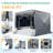 12x12 Pop Up Canopy Gazebo, Outdoor Canopy Tent Screen House with 6 sidewalls and Netting for Camping, Waterproof, UV Resistant, Ez Set-up Party Tent with Carrying Bag and Ground Stakes-104881947