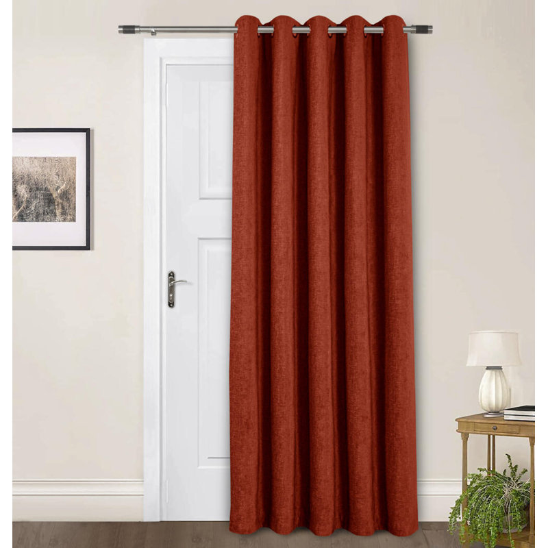 Amberley EARTH EYELET THERMAL, Terracotta, 117cm Width x 137cm Drop