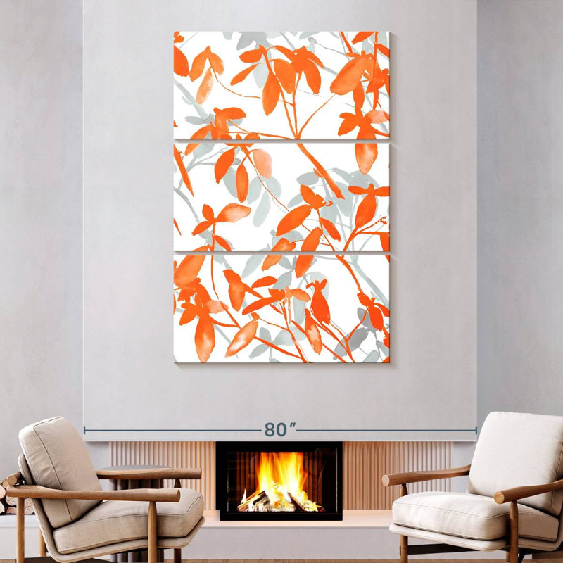 Harnek Premonition Orange, 74" H x 48" W