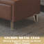 Repose-pieds brun clair en similicuir avec rangement-75851139-77427952