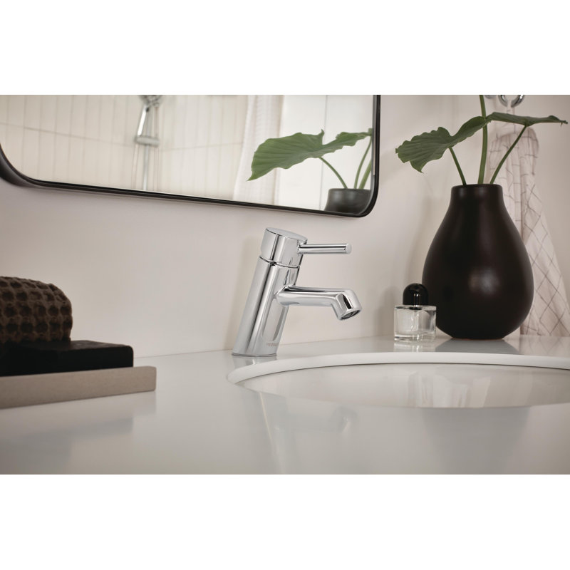 Precept Single-handle Bathroom Faucet with Drain Assembly, Chrome