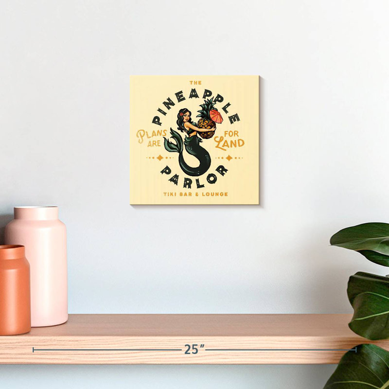 Tergel Pineapple Parlor, 10" H x 10" W